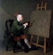 William Hogarth, Hogarth Painting the Comic Muse